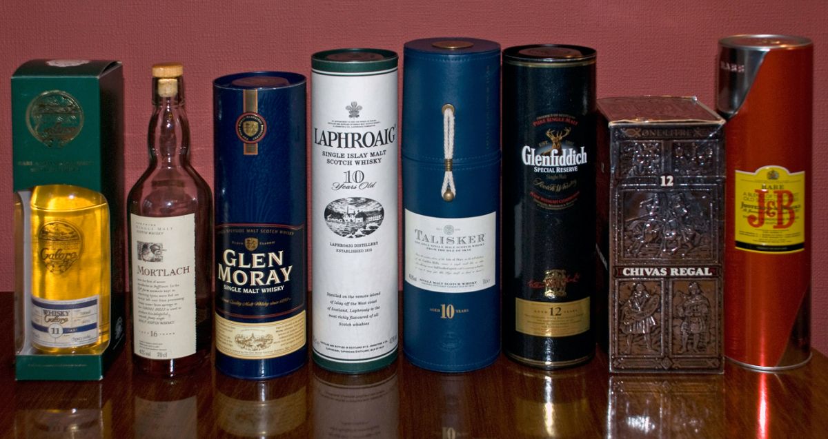 Whisky - verschiedene Marken