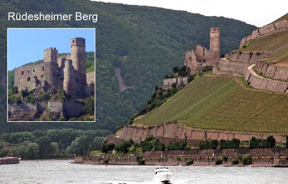 Rüdesheimer Berg - mit Burg Ehrenfels