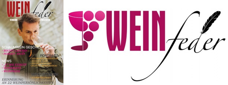 Weinfeder - Journal und Logo